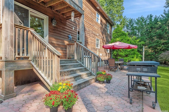 exterior space featuring a patio