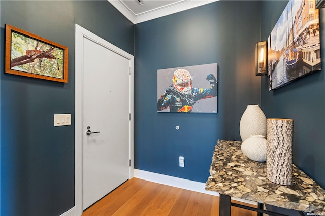 100 Garvies Point Rd Unit 1309, Glen Cove, NY 11542 - entryway with wood finished floors and baseboards
