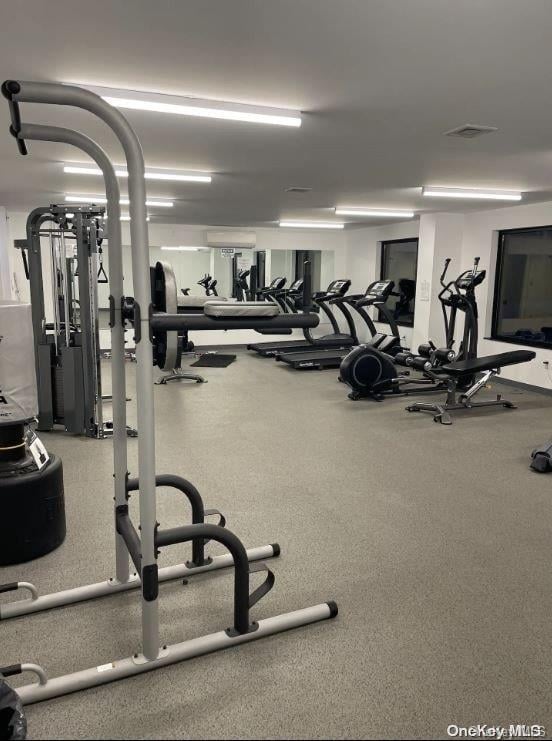 view of workout area