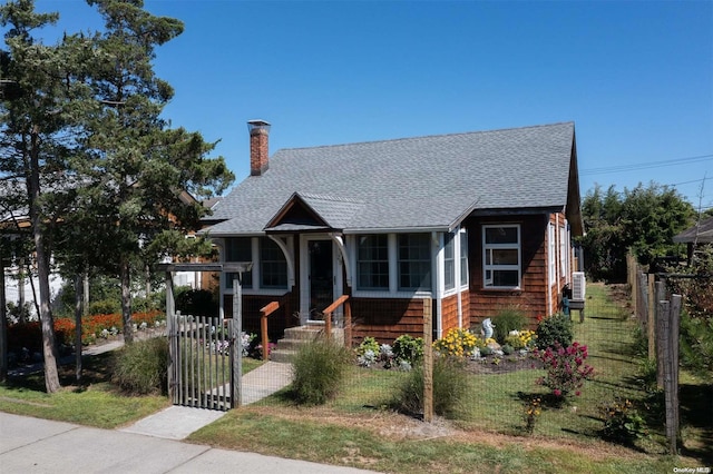 view of bungalow-style home