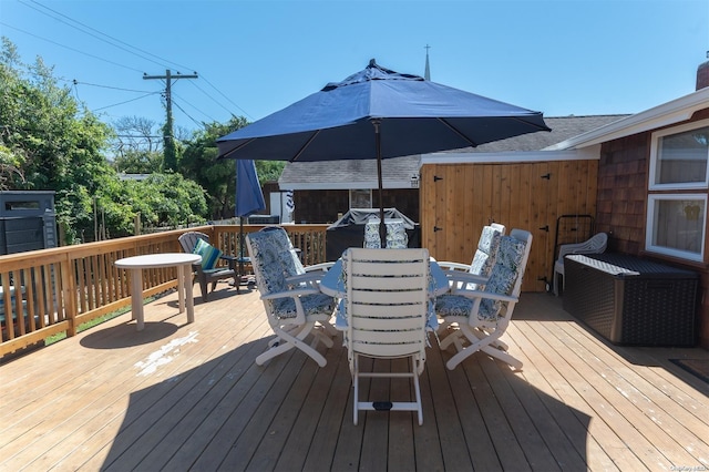 29 Ocean Rd, Ocean Beach, NY 11770 - view of deck