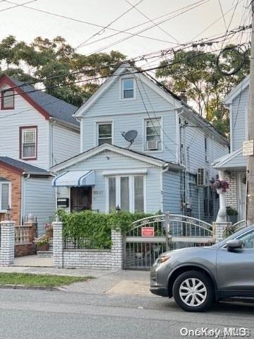 view of front of home with central air condition unit