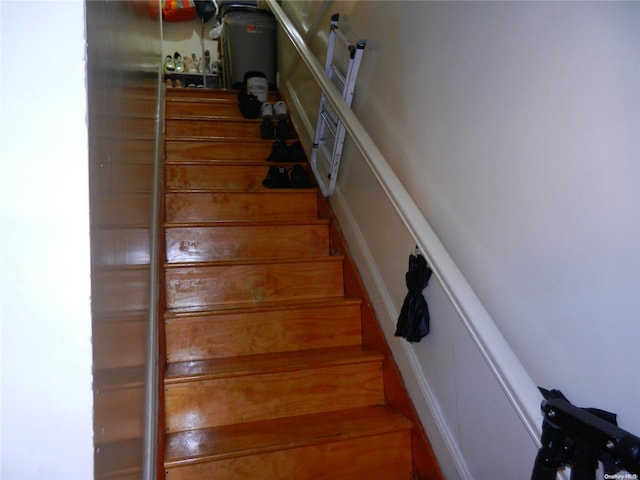 view of stairs