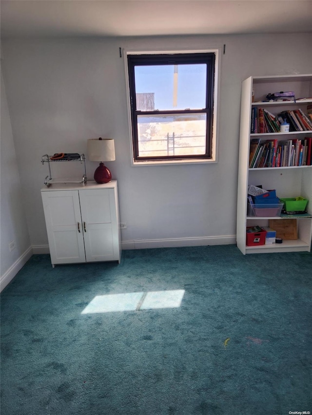 interior space featuring carpet flooring