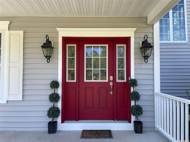 view of entrance to property