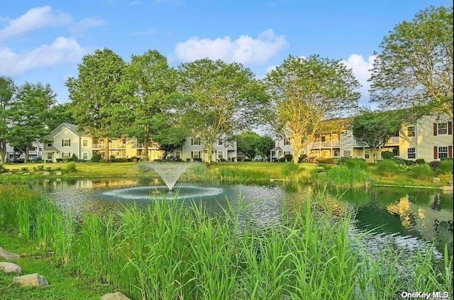 view of property's community featuring a water view