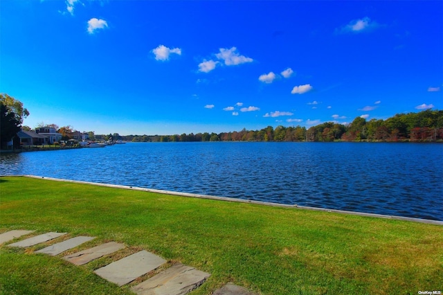 view of water feature