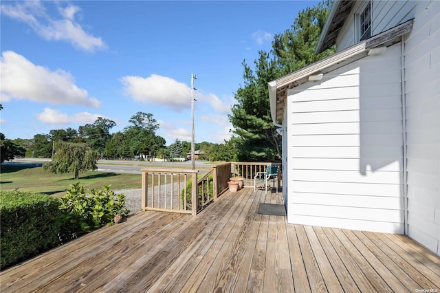 view of deck