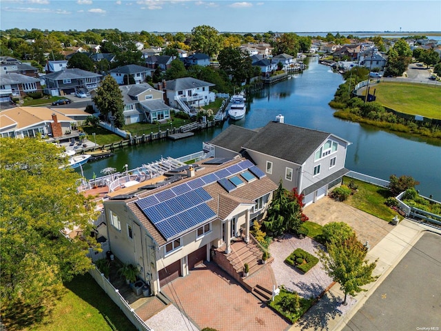 3461 Ocean Ave, Oceanside, NY 11572 - aerial perspective of suburban area with a nearby body of water