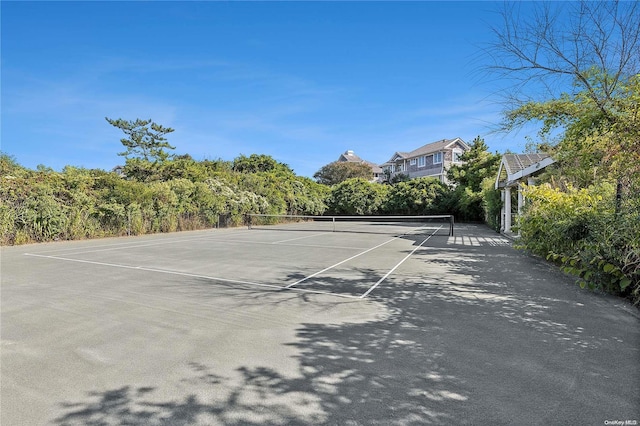 view of sport court