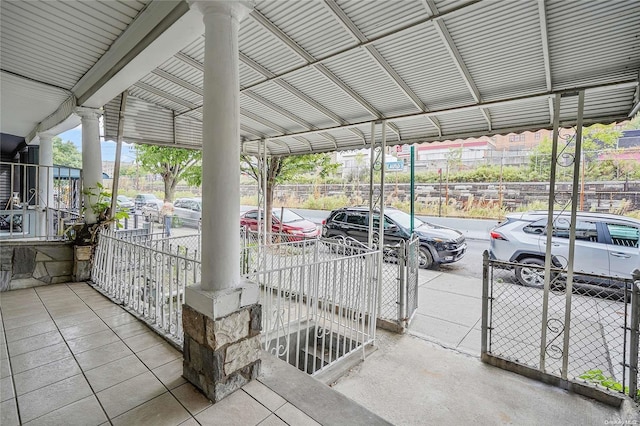 view of patio / terrace with covered porch