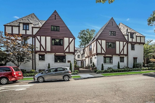 view of tudor home