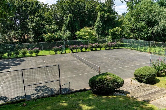 view of sport court