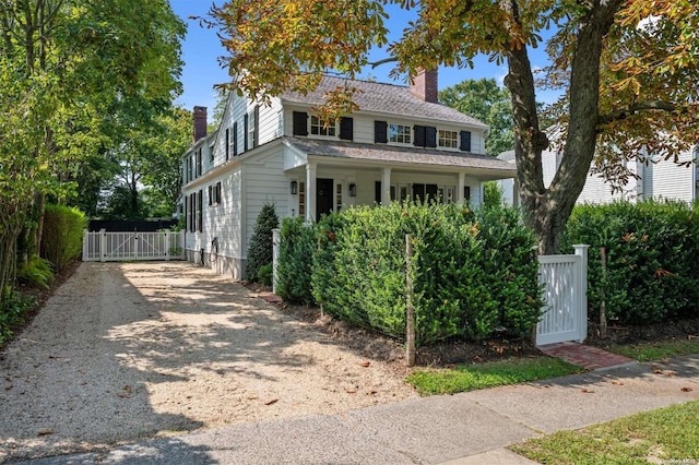 view of front of property