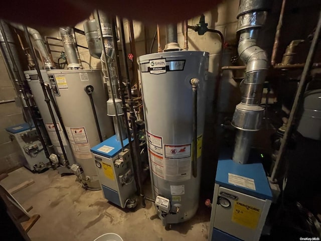 utilities with gas water heater