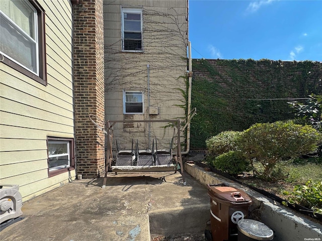 view of patio / terrace featuring ac unit