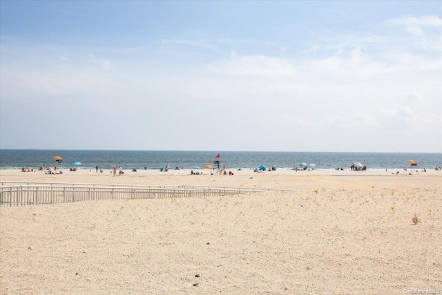 property view of water with a view of the beach