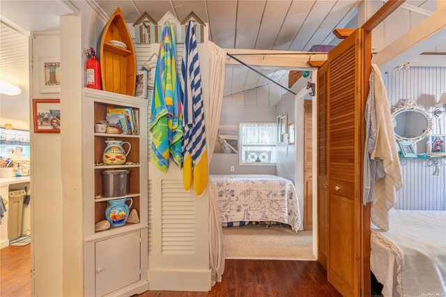 42 Cottage Rd, Baiting Hollow, NY 11933 - bedroom featuring dark wood finished floors