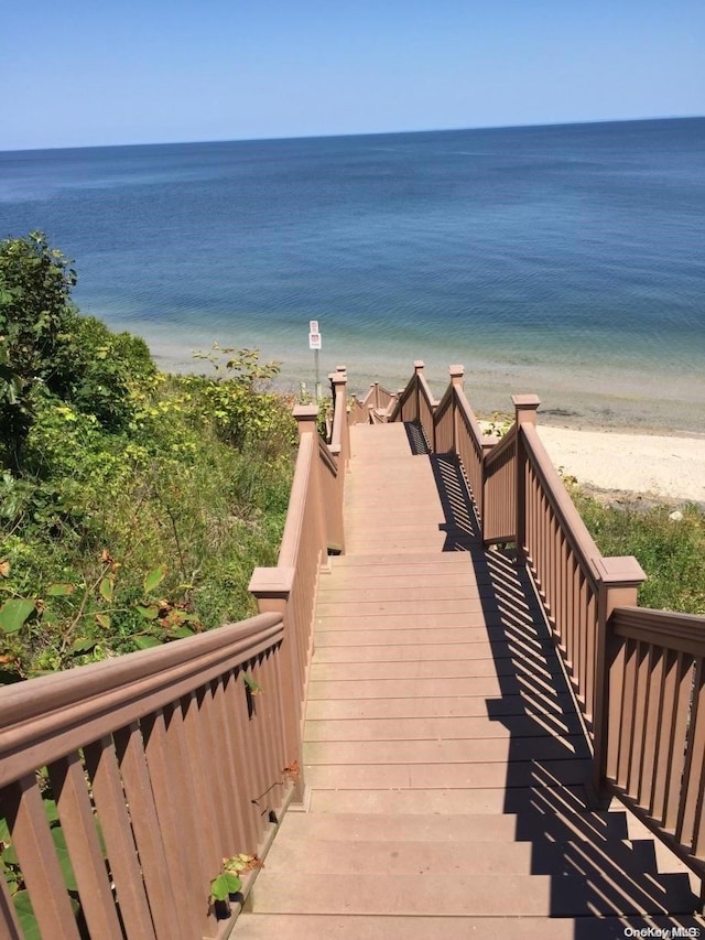 42 Cottage Rd, Baiting Hollow, NY 11933 - view of community featuring view of water and beach