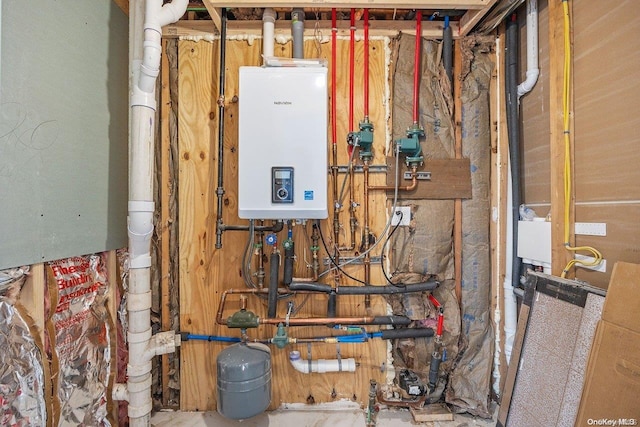 utilities with tankless water heater