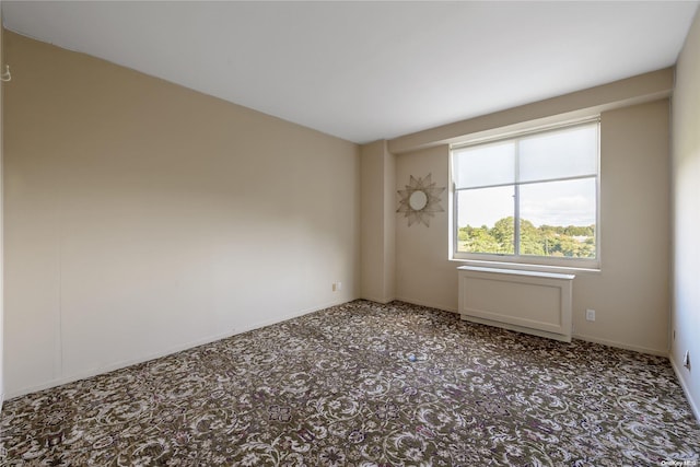 unfurnished room with carpet flooring