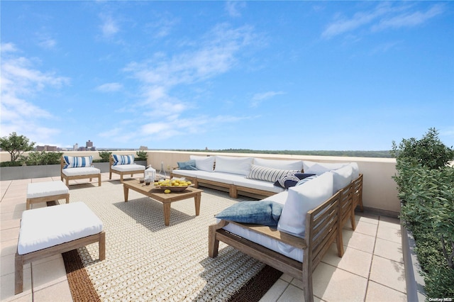 view of patio / terrace with outdoor lounge area