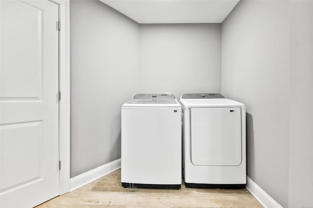 laundry room featuring washer and dryer