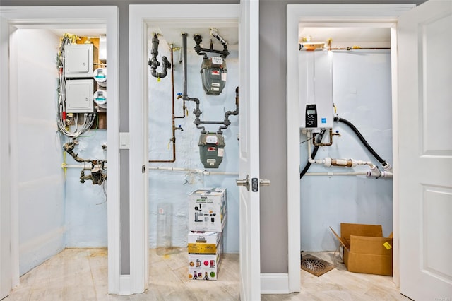 utilities with tankless water heater