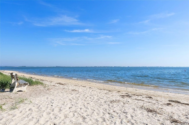 water view featuring a view of the beach