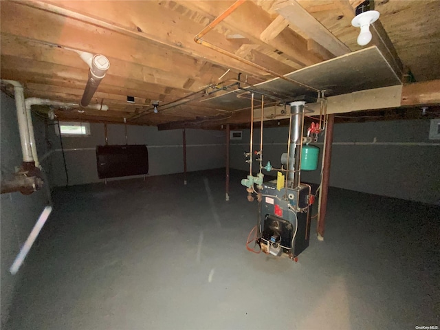 view of basement