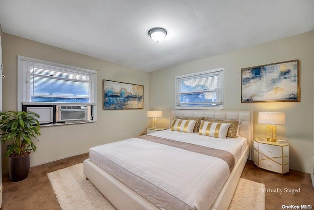 bedroom with carpet flooring