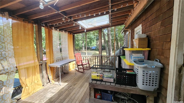 view of deck