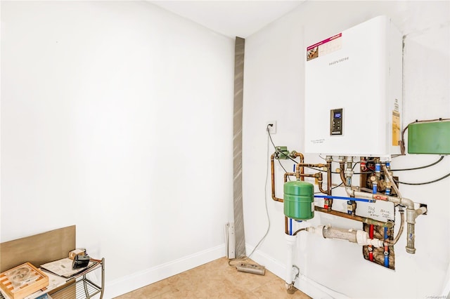 utilities with tankless water heater