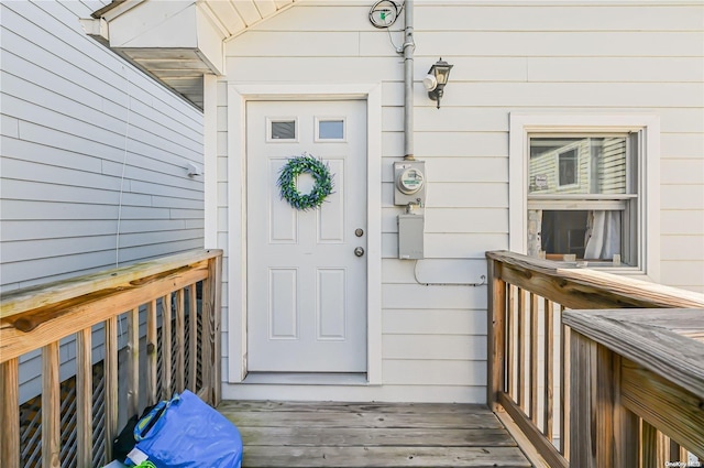 view of entrance to property