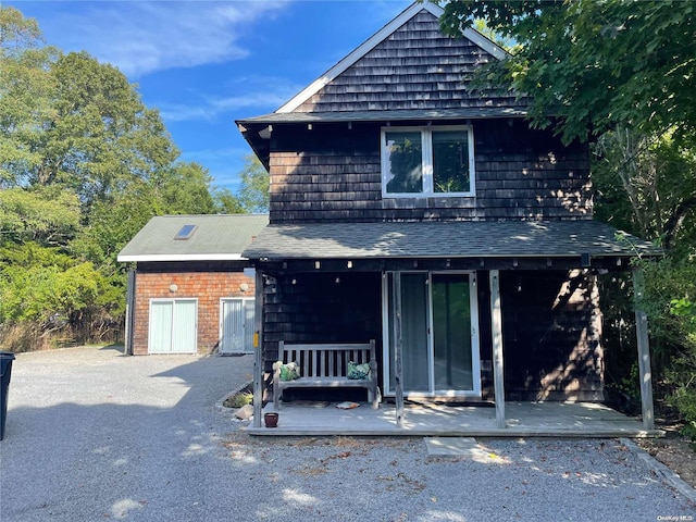 view of front property with a patio