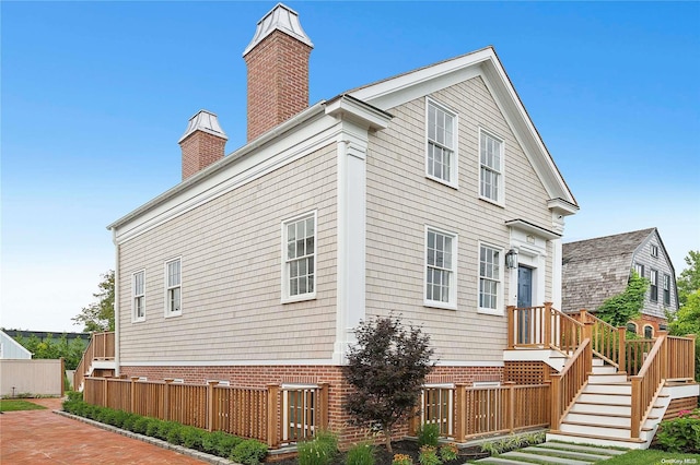 view of rear view of house