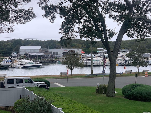 1 Canal Rd, Hampton Bays, NY 11946 - water view with a dock