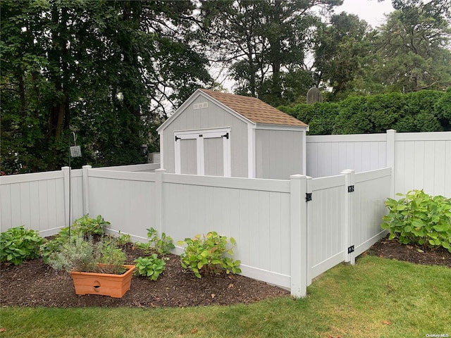 1 Canal Rd, Hampton Bays, NY 11946 - view of shed with a gate