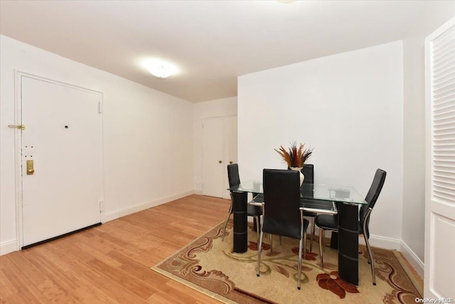 dining room featuring hardwood / wood-style floors