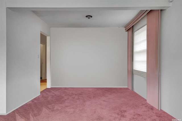 unfurnished room with carpet flooring