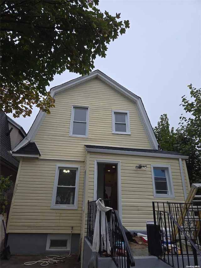 view of rear view of house