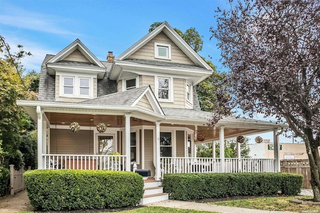 9 N Bayles Ave, Port Washington, NY 11050 - view of front of property with a porch