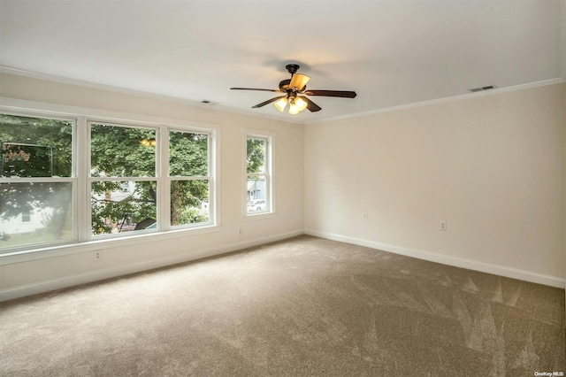 9 N Bayles Ave, Port Washington, NY 11050 - empty room with carpet and crown molding