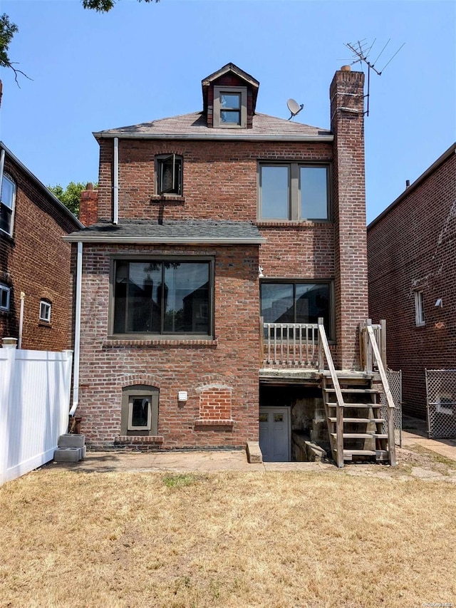 view of rear view of property