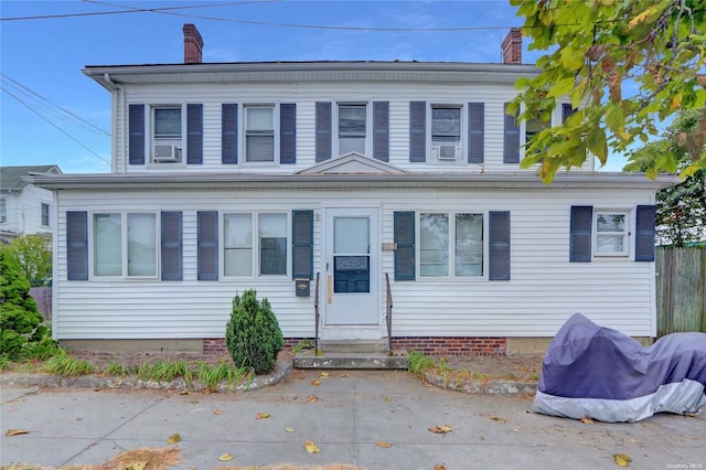 view of front of home