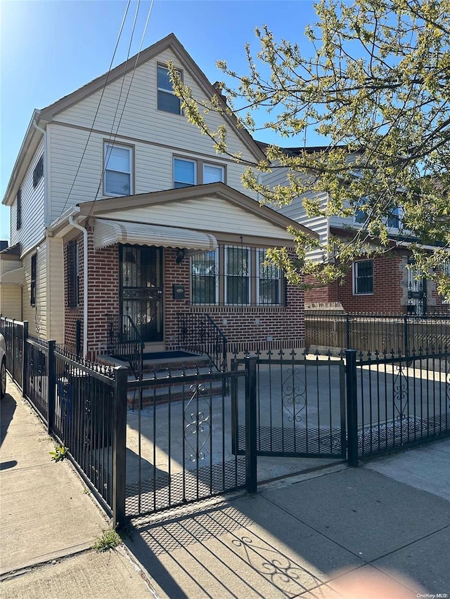 view of front of home