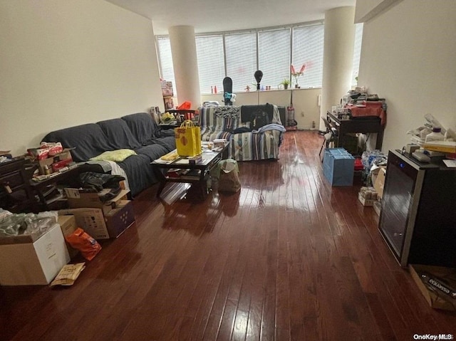 133-38 Sanford Ave Unit 9C, Flushing, NY 11355 - living room featuring hardwood / wood-style flooring