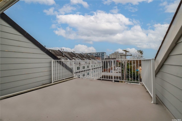 view of patio / terrace featuring a balcony