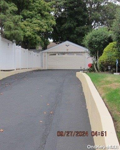 111 President St, Hempstead, NY 11550 - view of detached garage