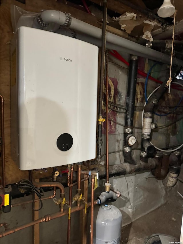 utilities with tankless water heater